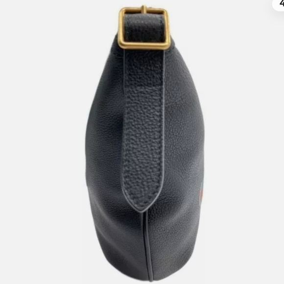 GUCCI black leather Half Moon shoulder bag - Picture 3 of 13